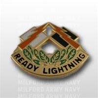US Army Unit Crest: 334th Regiment (Infantry)- Motto: FORTES