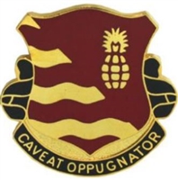 US Army Unit Crest: 174th Air Defense Artillery - Motto: CAVEAT OPPUGNATOR