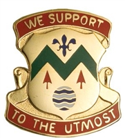 US Army Unit Crest: 528th Support Battalion - Motto: WE SUPPORT TO THE ...