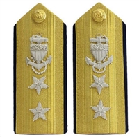 USCG Admiral Hardboards All Bullion: O-8 Rear Admiral, Upper Half (RADM ...